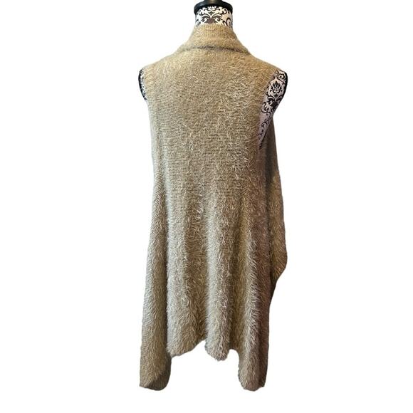 Ces Femme Open Front Sleeveless Hi Lo Vest size S/M - Picture 2 of 11